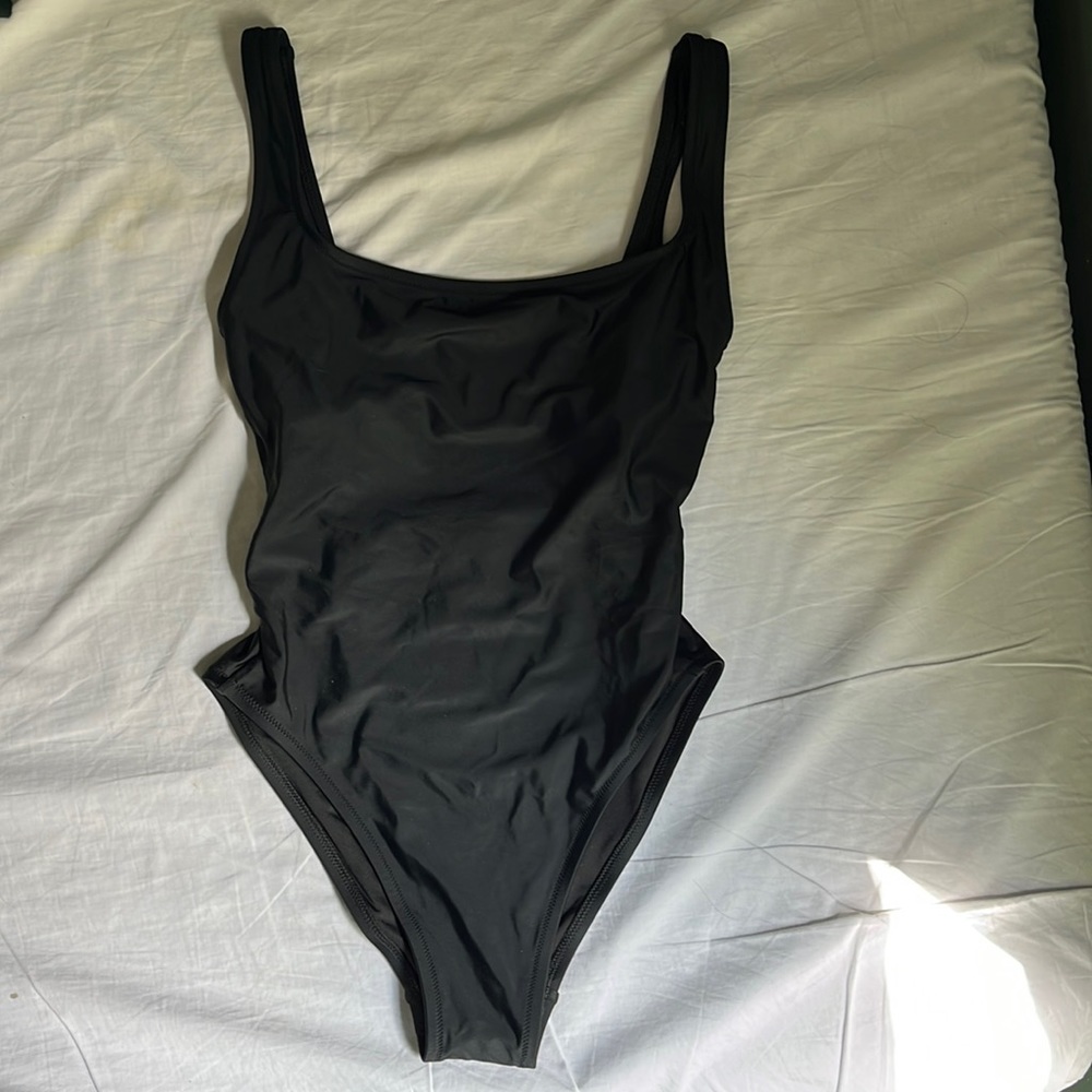 NWT Madewell Second Wave Square-Neck Swimsuit
